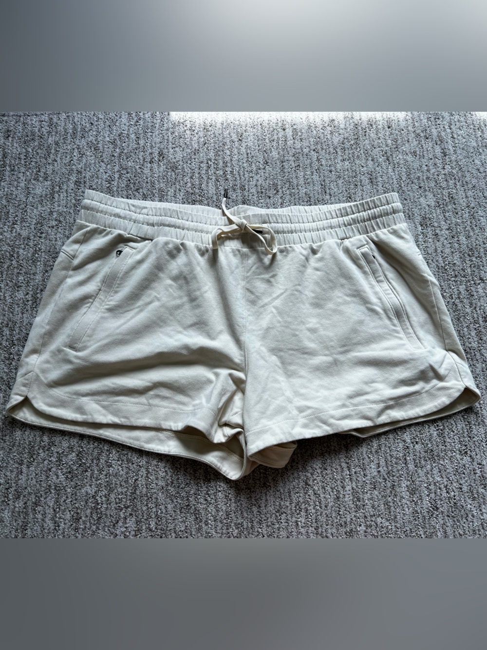 CALIA by Carrie Underwood Off-White Drawstring Shorts